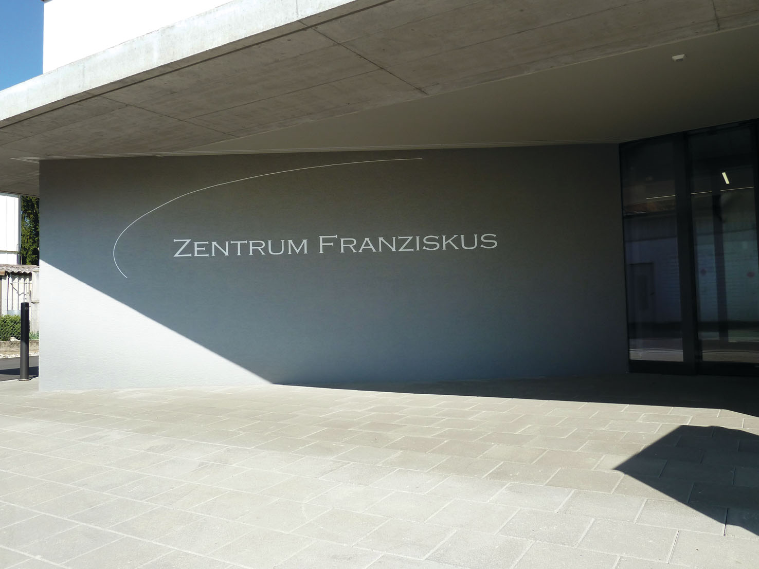 Eingang Zentrum Franziskus in Weinfelden